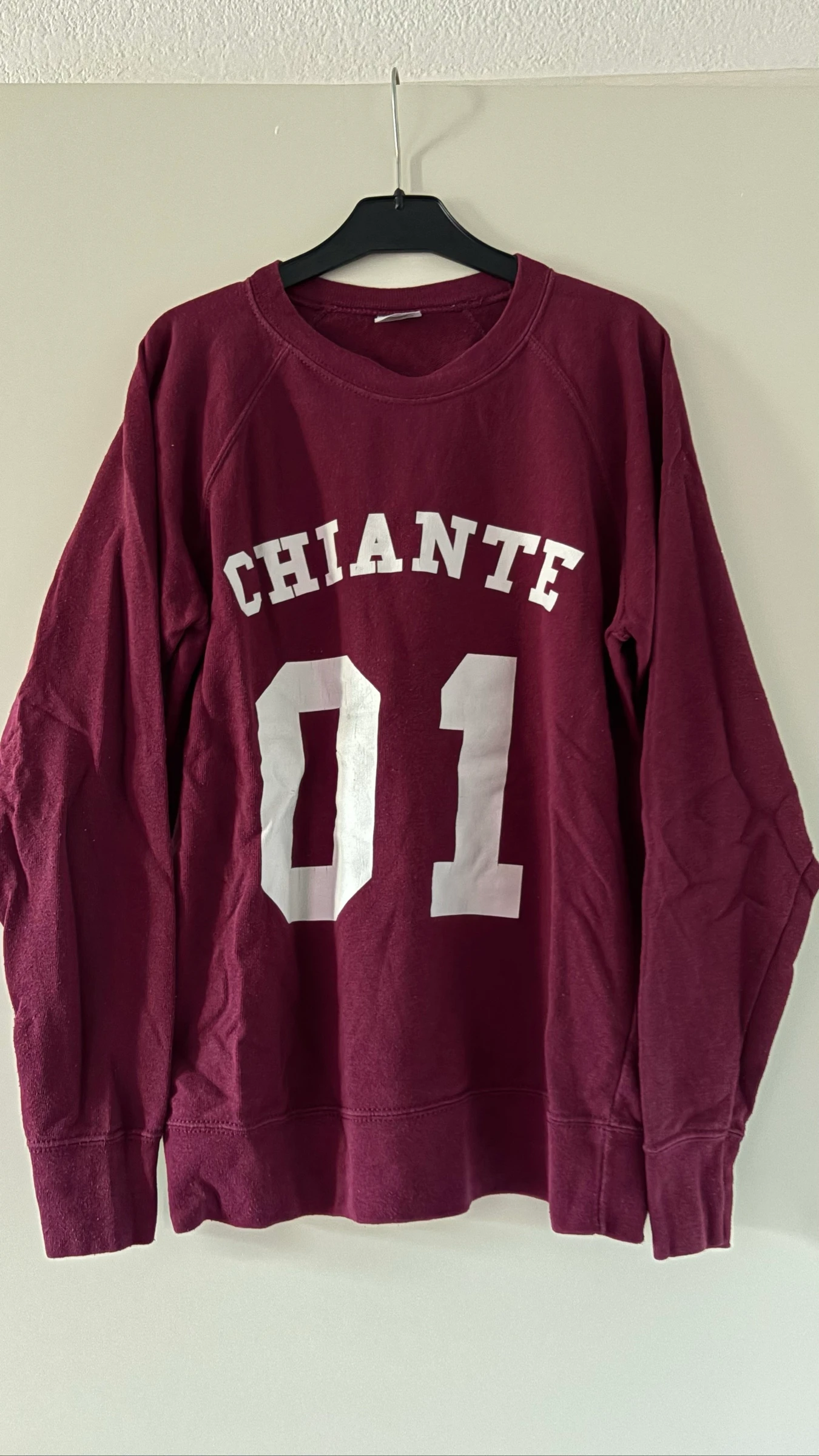 Sweat sans capuche « Chiante » S femme